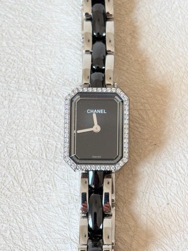 Montre Montre CHANEL Première Céramique noire 58 Facettes WC-2025-1937