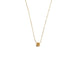 Collier collier DINH VAN 608113 le cube or jaune 18k & saphir jaune 58 Facettes 268003