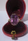 Bague 58.5 Bague XIXe pierre violette sur paillon or rose 58 Facettes