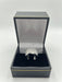 Bague 55 Alliance or blanc et diamant 1,50 ct 58 Facettes