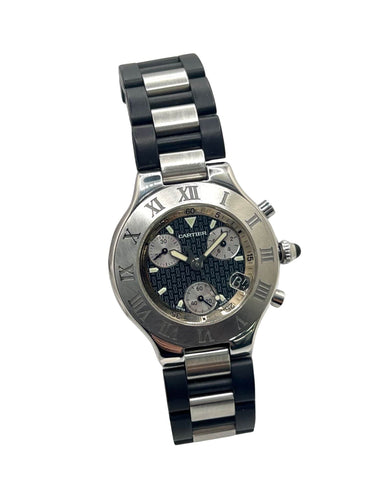 Montre Cartier 21 Chronoscaph 58 Facettes