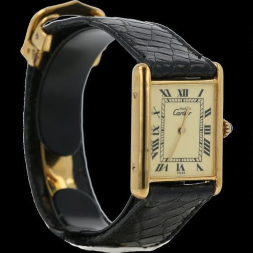 Montre Cartier Montre Tank Vermeil 58 Facettes MT43335