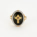 Bague 55 Bague Ancienne Agate, Or Jaune et Diamants 58 Facettes GU155