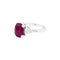Bague 50 Mellerio - Bague en platine 950 rubis et diamants 58 Facettes 35180