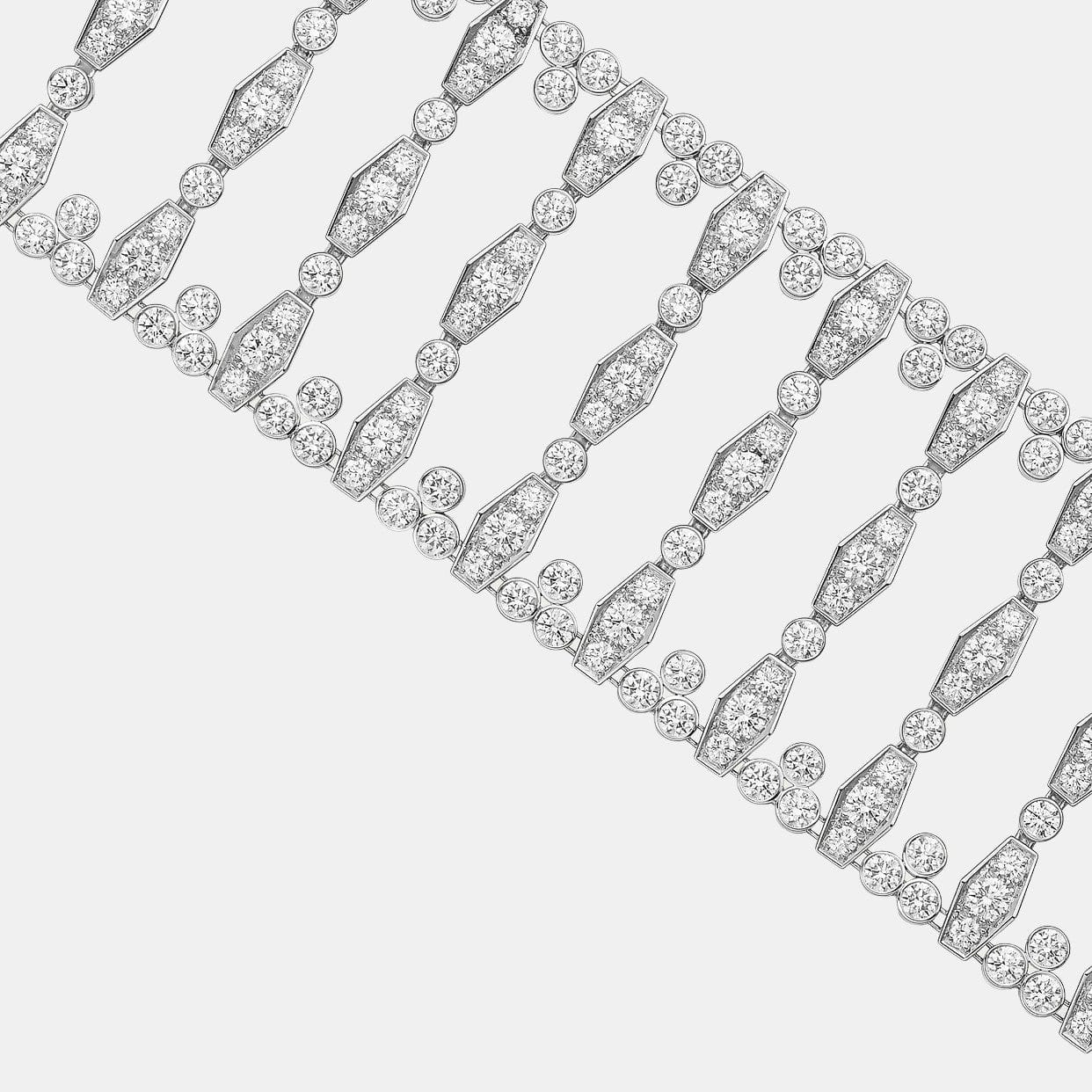 Bracelet Pluie de Cartier Or blanc Diamant