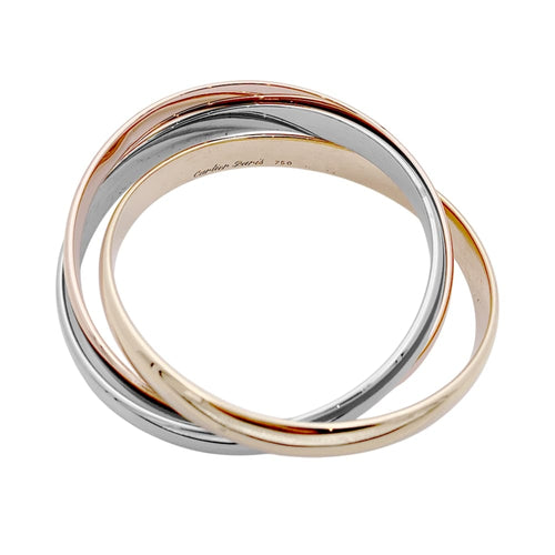 Bracelet Cartier Trinity - Bracelet en trois ors 750 58 Facettes 35152