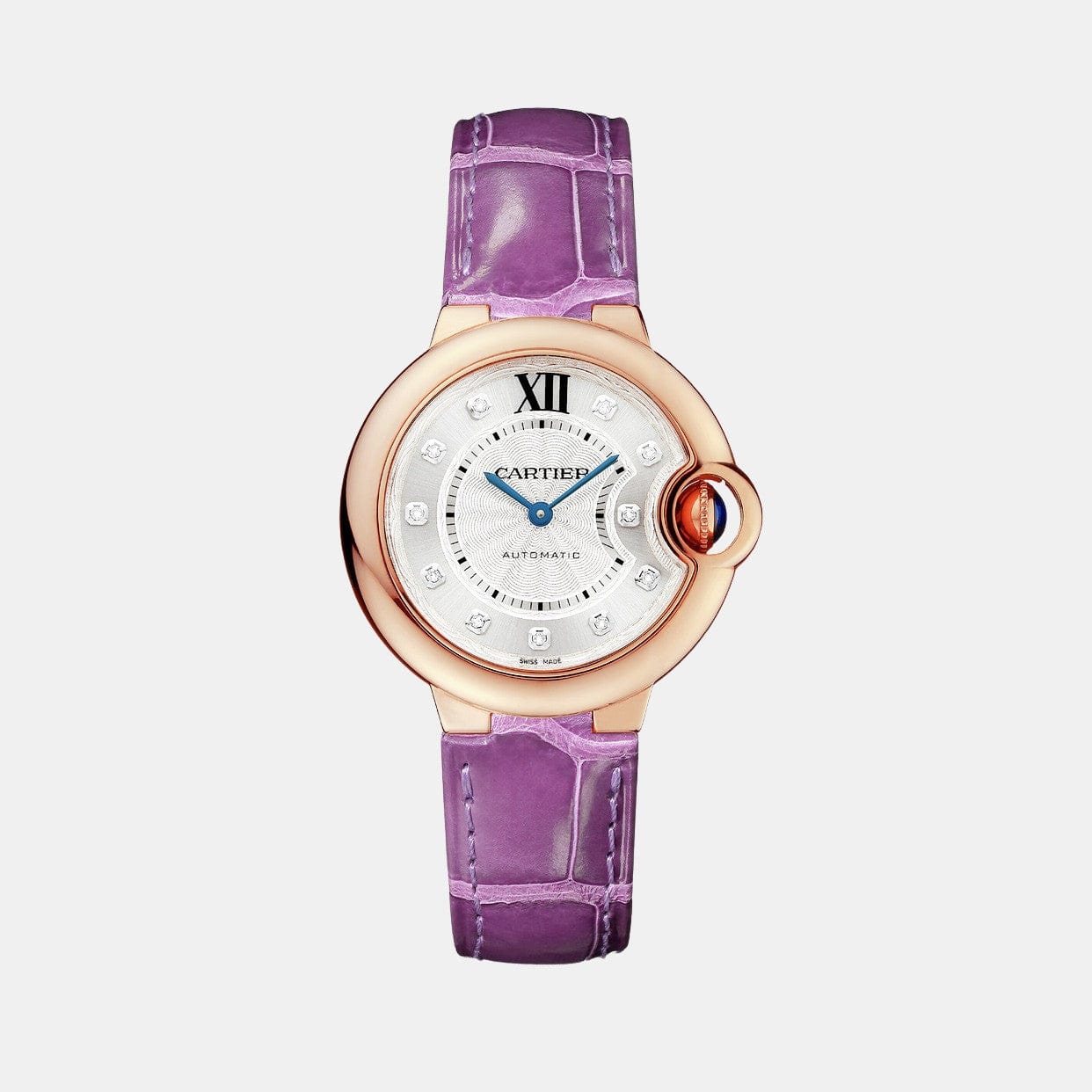 Montre Ballon Bleu de Cartier Or rose Diamant