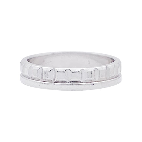 Bague 49 Boucheron Quatre Radiant Edition - Alliance en or blanc 750 58 Facettes 33489