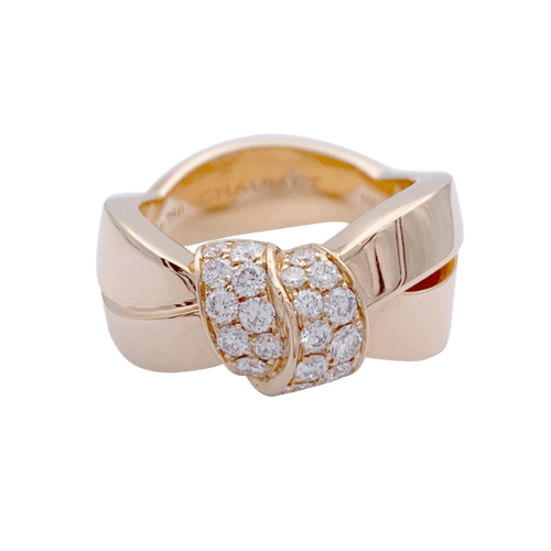 Bague 49 Chaumet Liens Séduction - Bague en or rose et diamants 58 Facettes 32253
