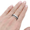 Bague 58 Boucheron Quatre Black Edition Small - Bague en or blanc, PVD et diamants 58 Facettes 35206