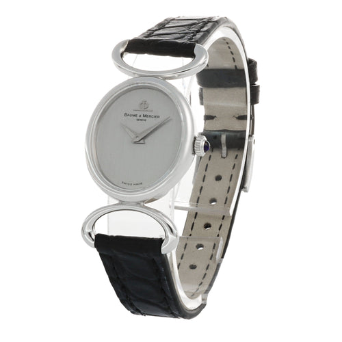 Montre Baume & Mercier - Montre vintage à quartz en or gris 750 58 Facettes OC-68801872