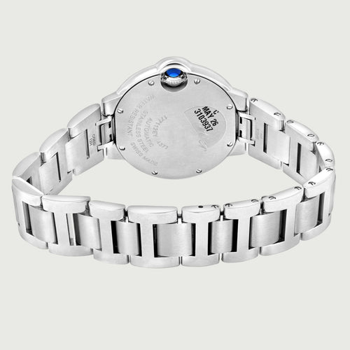 Montre Cartier Ballon Bleu - Montre automatique en acier 33 mm 58 Facettes 128A00311