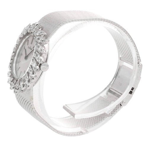 Montre Eviana - Montre à quartz en or gris 750 avec diamant 58 Facettes 68801853