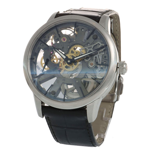 Montre Maurice Lacroix Masterpiece - Montre squelette manuelle en acier 58 Facettes 68801054