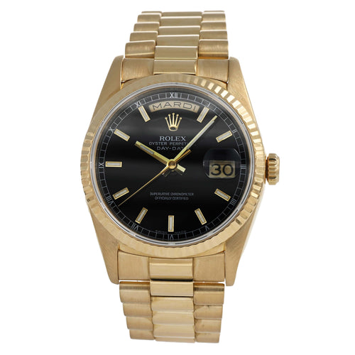 Montre Rolex Day-Date - Montre automatique en or jaune 58 Facettes 68801849