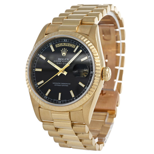 Montre Rolex Day-Date - Montre automatique en or jaune 58 Facettes 68801849