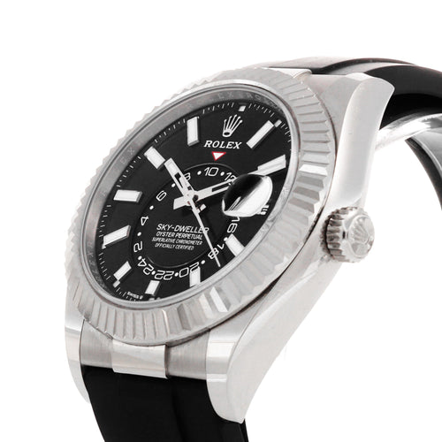 Montre Rolex Sky-Dweller - Montre automatique en or gris 750/1000, 42 mm 58 Facettes OC-68801952