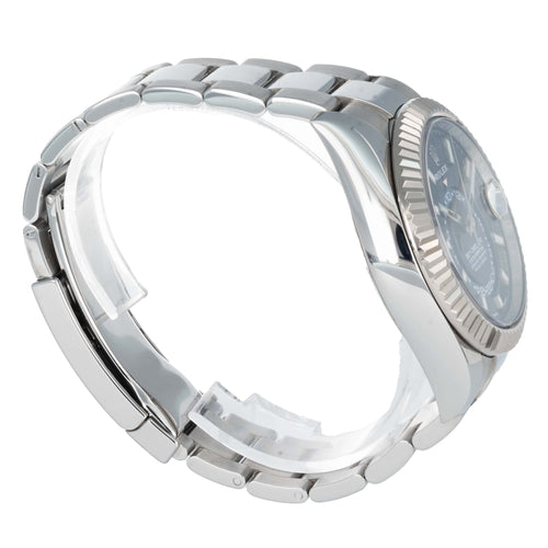 Montre Rolex Sky-Dweller - Montre automatique 42 mm en or blanc et acier 58 Facettes 68801817