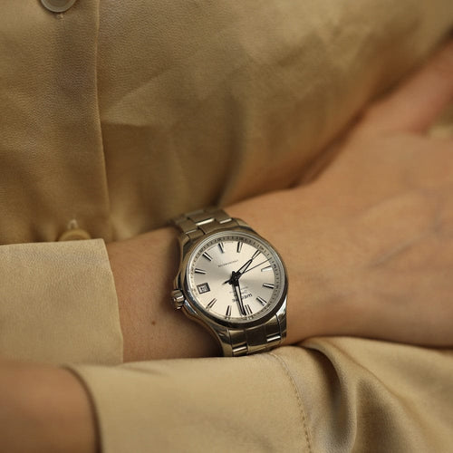 Montre Wempe Glashütte Zeitmeister - Montre chronomètre automatique en acier 36 mm 58 Facettes FB09920