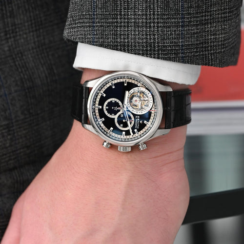 Montre Zenith El Primero Tourbillon - Montre automatique en acier 58 Facettes OC-68801962