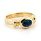 Bague 56 Bague saphir en or jaune 14k, monture est-ouest 58 Facettes 6A314B987B69427AAE81B1553CCFED32