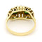 Bague 54.5 Bague tank rétro en or 14 ct avec tourmalines et diamant 58 Facettes 0AABCE368A9D4C8E8D69FDF004B882DB