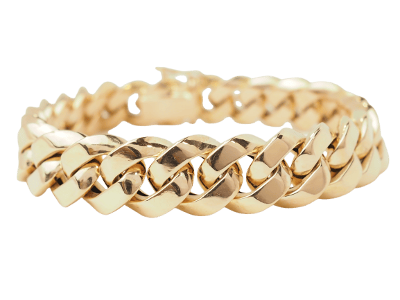 Bracelet Bracelet vintage maille gourmette en or rose 58 Facettes 33625