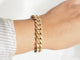 Bracelet Bracelet vintage maille gourmette en or rose 58 Facettes 33625