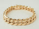 Bracelet Bracelet vintage maille gourmette en or rose 58 Facettes 33625