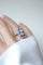Bague 49 Art Déco - Bague rectangulaire diamants et saphirs calibrés en platine 58 Facettes