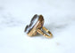 Bague 60.5 Chevalière ancienne camée sardonyx trois couches en or jaune 58 Facettes