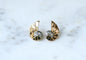 Boucles d'oreilles Boucles d'oreilles coquillage en or rose et diamants 58 Facettes