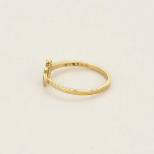 Bague 50 FRED - Force 10 - Petit Modèle - Bague en or jaune et diamant 58 Facettes 58FC125