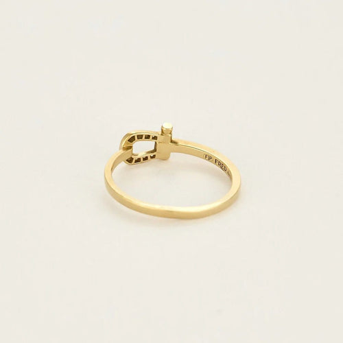 Bague 50 FRED - Force 10 - Petit Modèle - Bague en or jaune et diamant 58 Facettes 58FC125