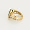 Bague 52 Bague saphir navette 3,50 ct en or jaune et diamants 58 Facettes 58FC137