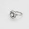Bague 53 Bague entourage diamants en or blanc 18K et platine 58 Facettes 58FC139