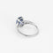 Bague 50 Bague saphir ovale en platine 850 et diamants 58 Facettes 58FC148