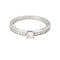 Bague 52.5 Bague solitaire en or blanc 18K avec diamants (0,28 ct) 58 Facettes 58FC155