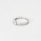 Bague 52.5 Bague solitaire en or blanc 18K avec diamants (0,28 ct) 58 Facettes 58FC155