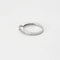 Bague 52.5 Bague solitaire en or blanc 18K avec diamants (0,28 ct) 58 Facettes 58FC155
