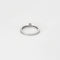 Bague 52.5 Bague solitaire en or blanc 18K avec diamants (0,28 ct) 58 Facettes 58FC155