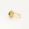 Bague 54 Bague marguerite en or jaune 18K, saphir et diamants 58 Facettes 58FC156