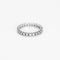 Bague 53 Alliance américaine - Bague en or blanc 18 carats et diamants 1,50 ct 58 Facettes 58FC163