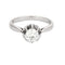 Bague 54 Bague solitaire en or blanc 18K et platine avec diamant 0,75 ct 58 Facettes 58FC166