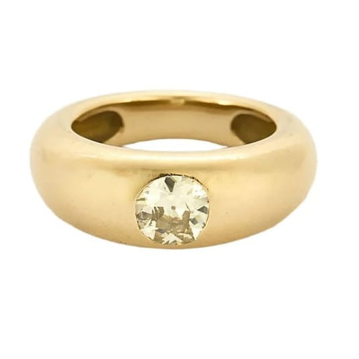 Bague 53 Bague jonc solitaire diamant 1 ct en or jaune 18K 58 Facettes 58FC172