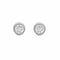Boutons d'oreilles en or blanc et diamants 58 Facettes 58FC135