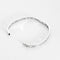 Bracelet Dinh Van Pulse - Bracelet rigide en or blanc pavé de diamants 58 Facettes 58FC161