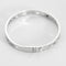 Bracelet Dinh Van Pulse - Bracelet rigide en or blanc pavé de diamants 58 Facettes 58FC161