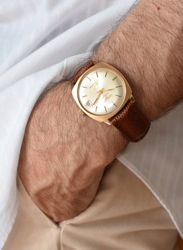 Montre Longines Ultra-Chron - Montre automatique en or jaune 18 carats, réf. 8357/1 58 Facettes LON-300