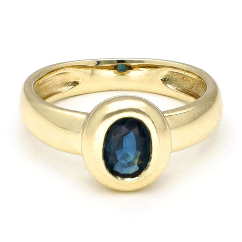 Bague 51 Bague solitaire en or 14k avec saphir 58 Facettes 859A76365F9345908216D51CB28BEAC5